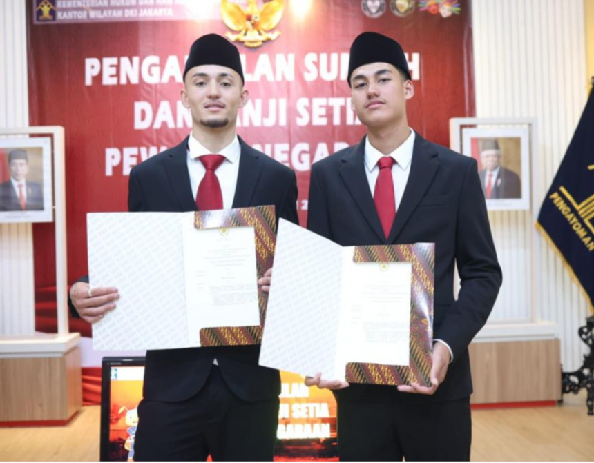 turunminum.id Rafael Struick dan Ivar Jenner Jadi WNI, Erick Thohir: Persaingan Timnas Semakin Ketat