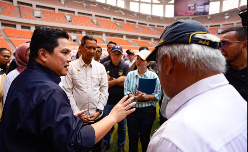 turunminum.id Erick Thohir Ungkap Stadion JIS Perlu Perbaikan Sebagai Venue Piala Dunia U-17 2023