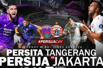 turunminum.id Prediksi Skor dan Susunan Pemain Persita Tangerang Vs Persija Jakarta di Liga 1 2023/2024, Live 22 Juni di Indosiar