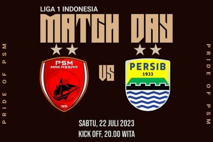 turunminum.id Prediksi Skor PSM Makassar Vs Persib Bandung di Liga 1 2023/2024, Live 22 Juli di Indosiar