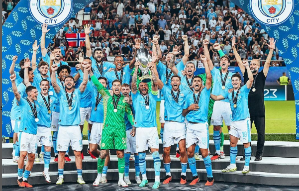 turunminum.id Kalahkan Sevilla Lewat Adu Penalti, Manchester City Raih Trofi Piala Super Eropa untuk Pertama Kalinya