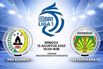 turunminum.id Prediksi Pertandingan PSS Sleman vs Bhayangkara FC: Sejumlah Pemain Elang Jawa Absen Akibat Cedera