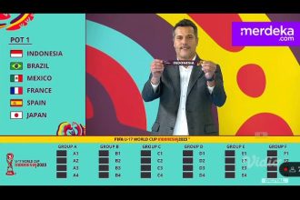 Hasil drawing Piala Dunia U17 2023 Indonesia bebas dari grup neraka. (FOTO: Youtube Merdeka com)