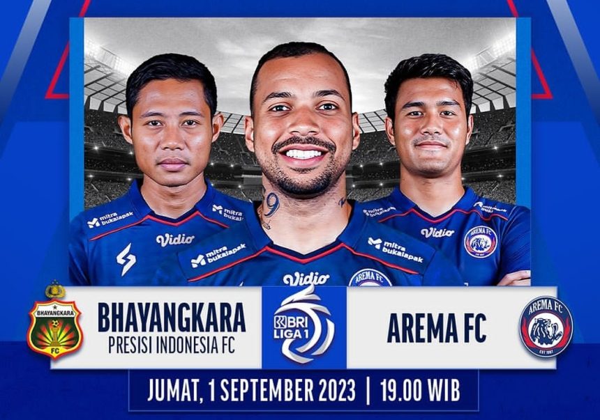 turunminum.id Prediksi Skor Bhayangkara FC Vs Arema FC, Duel Dua Tim Papan Bawah Klasemen Sementara