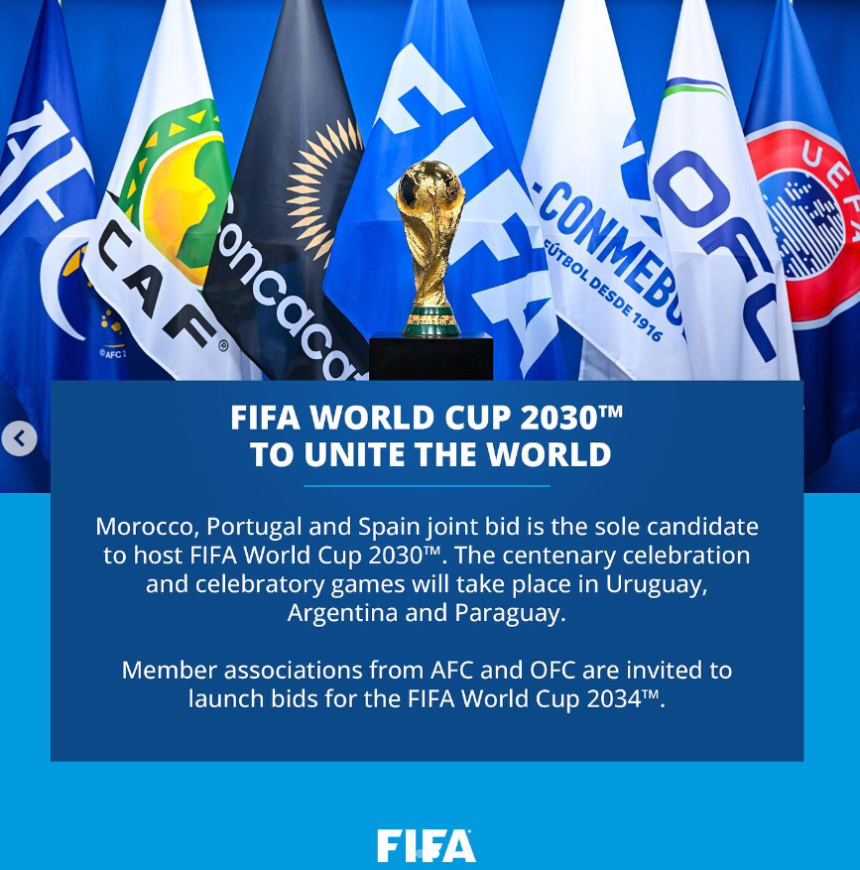 turunminum.id Spanyol, Portugal dan Maroko Jadi Tuan Rumah Bersama Piala Dunia 2030