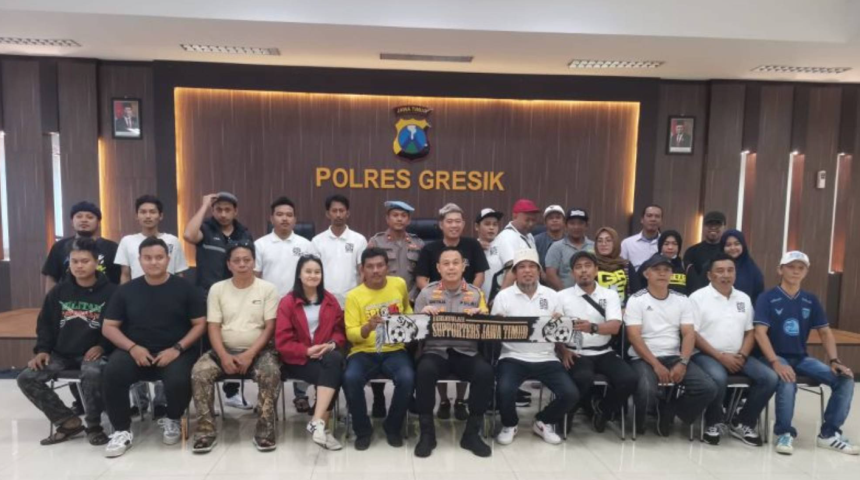 turunminum.id PN-SSI Jawa Timur Silaturahmi ke Kapolres Gresik, Polisi Bukan Musuh Suporter