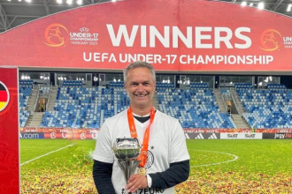 turunminum.id Jerman Lolos ke Partai Final, Christian Wueck Berambisi Sandingkan Juara Euro U-17 2023 dan Piala Dunia U-17 2023