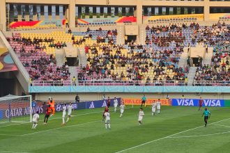 turunminum.id Babak Pertama, Kejutan Bekhruz Shukurullaev Perkecil Kekalahan Uzbekistan U17 atas Spanyol U17 Skor 2-1