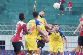 Potret Laga Madura United Vs Barito Putera (foto: Instagram)