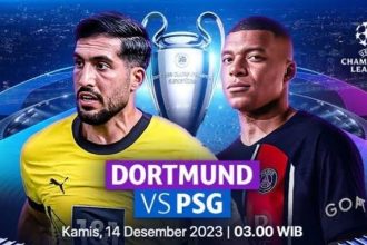 turunminum.id Prediksi Skor Borussia Dortmund Vs PSG, Les Parisiens Harus Berjuang Hidup Mati