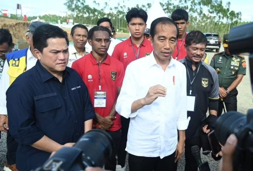 turunminum.id Soal Perkembangan Pembangunan Training Center Timnas Indonesia di IKN, Presiden Jokowi: Sudah 20 Persen