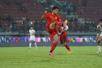 Aksi Aji Kusuma saat Persija Jakarta vs Madura United (Foto: Persija Jakarta official)