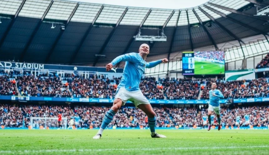 turunminum.id Tak Terkecoh Psywar Andre Onana, Tawa Maut Erling Haaland Jadi Sorotan