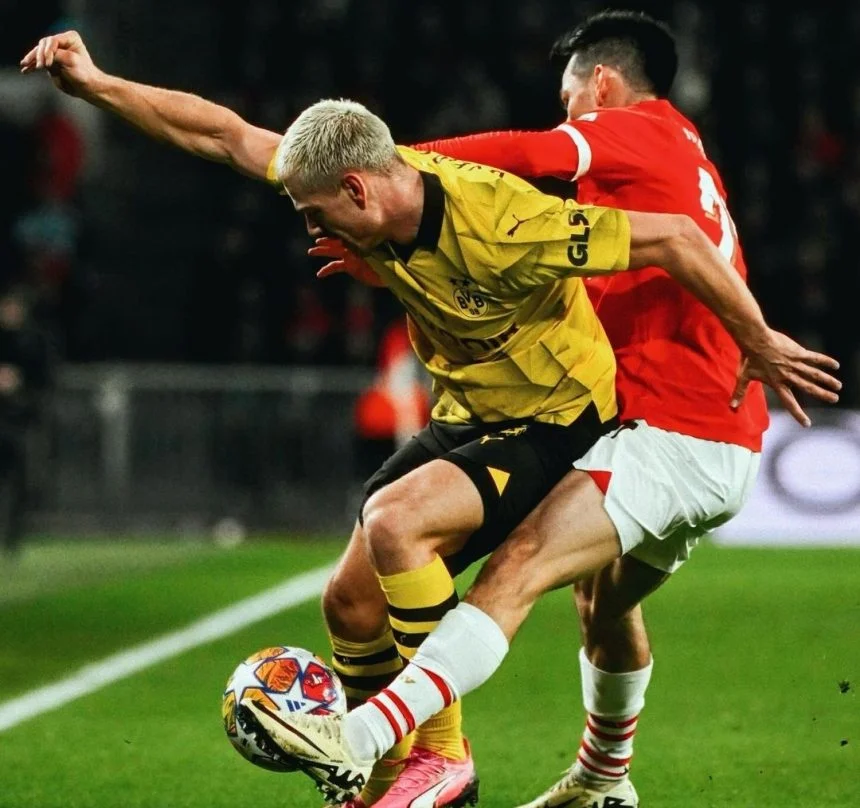 turunminum.id Hasil PSV Eindhoven Vs Borussia Dortmund di Liga Champions, Berakhir Imbang Skor 1-1