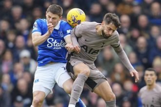 turunminum.id Hasil Liga Inggris: Everton vs Tottenham Hotspur Berakhir Seri 2-2