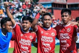 Beberapa pemain Semen Padang FC di Liga 2 2023 (Foto: Instagram/semenpadangfcid)