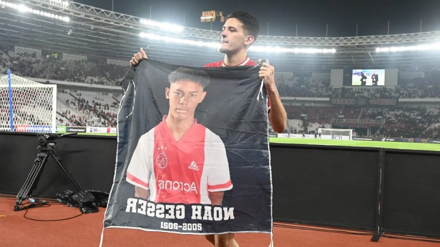Ini Penyebab Justin Hubner Tangisi Foto Noah Gesser di Akhir Laga Timnas Indonesia vs Vietnam
