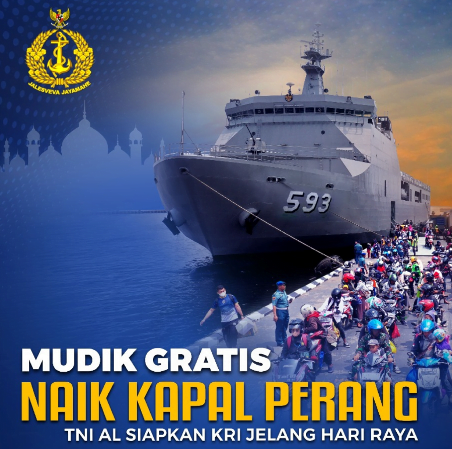 Rasakan Sensasi Mudik Gratis Naik Kapal Perang Tni Al