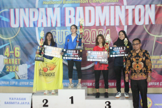 STIA Mensis rebut juara I Tunggal Putri Unpam Badminton Cup II 2024