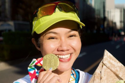 turunminum.id Yura Yunita Bangga Finish 42 KM Tokyo Marathon 2024