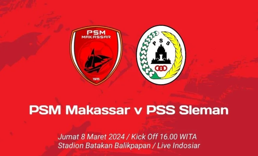turunminum.id Prediksi Skor PSM Makassar Vs PSS Sleman, Juku Eja Petik Tiga Poin Penuh?
