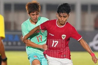 turunminum.id Hasil Babak Pertama Timnas Indonesia U20 Vs China U20, Garuda Muda Tertinggal 0-1