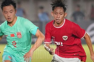 turunminum.id Hasil Laga Timnas Indonesia U20 Vs China U20, Gol Penalti Figo Dennis Samakan Skor 1-1