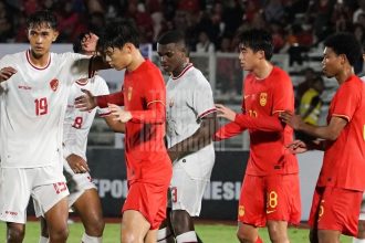 turunminum.id Hasil Laga Timnas Indonesia U20 Vs China U20, Berakhir Imbang Skor 1-1