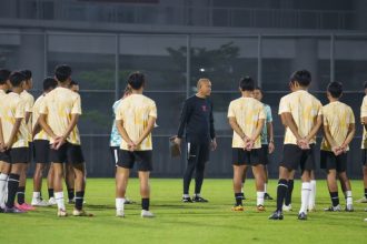 Nova Arianto memimpin seleksi pemain untuk Timnas Indonesia U-16 (Foto: PSSI)