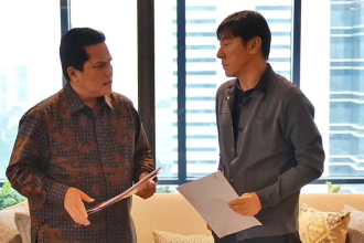 Shin Tae-yong Apresiasi Erick Thohir, Buntut Timnas Indonesia Bakal Kedatangan Pemain Naturalisasi Lagi