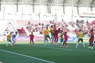 turunminum.id Gol Komang Teguh Bawa Timnas Indonesia U-23 Unggul dari Australia U-23 di Babak Pertama 