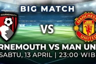 turunminum.id Prediksi Skor Bournemouth Vs Manchester United, Setan Merah Akan Keluar dari Tren Negatif?