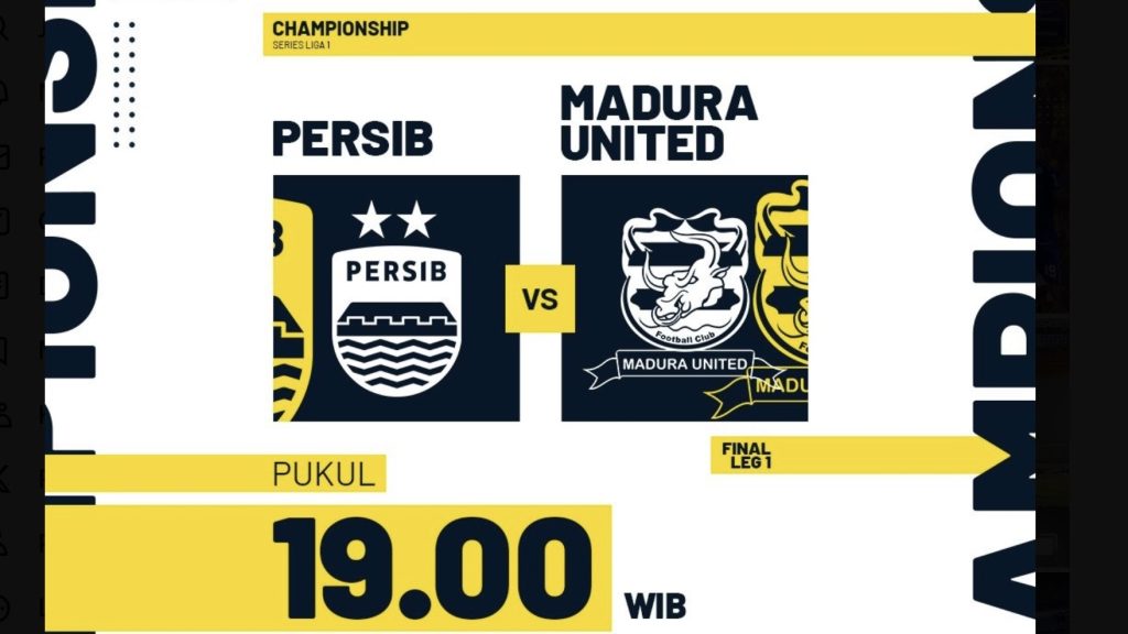 turunminum.id Liga 1 Link Live Streaming Final: Madura United vs Persib, 31 Mei 2024 Link Live Streaming Final: Madura United vs Persib, 31 Mei 2024 (foto: twitter)