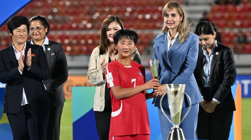 turunminum.id Timnas Korea Utara Juarai Piala Asia Putri U-17 2024, Jon Il-Chong dan Pak Ju Gyong Sabet Gelar Individu Terbaik
