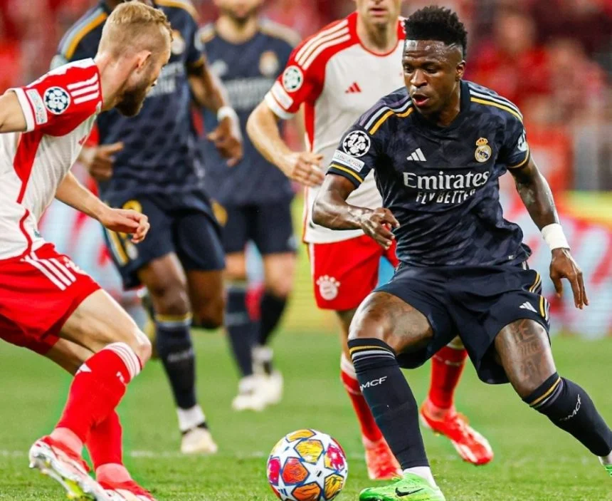 turunminum.id Bayern Munchen Ditahan Imbang Real Madrid di Allianz Arena, Vinicius Jr Cetak Brace 