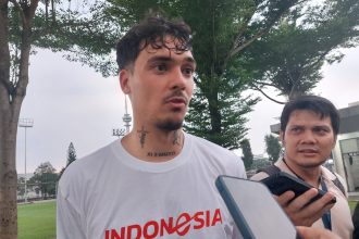 Pemain Timnas Indonesia, Shayne Pattynama. (Foto:Turunminum/Yeri)