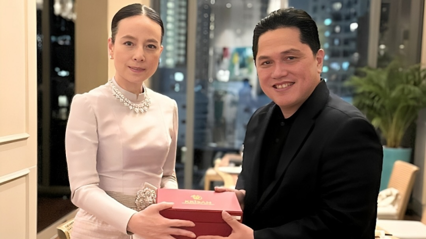 Temui Madam Pang, Erick Thohir Siap Majukan Sepakbola Asia Tenggara