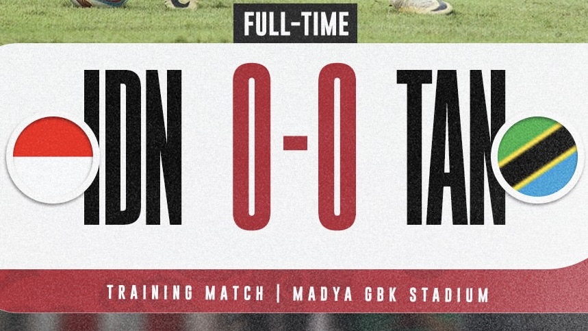 Indonesia Ditahan Imbang Tanzania 0-0 dalam Laga Uji Coba (foto: instagram)