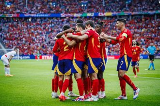 Timnas Spanyol menang atas Kroasia di Euro 2024 (Foto: Instagram/sefutbol)