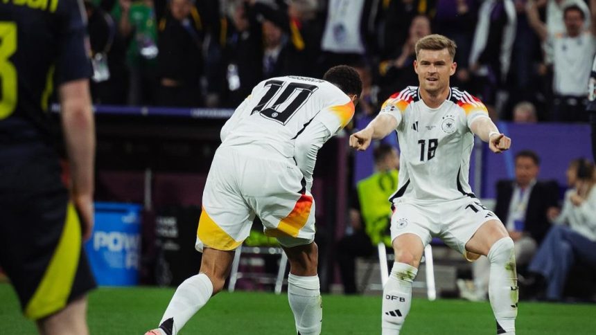 Timnas Jerman menang atas Skotlandia di laga pembuka Euro 2024 (Foto: DFB/Philipp Reinhard).
