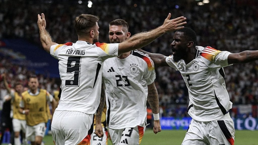 turunminum.id Eropa UEFA Jerman Melaju ke 16 Besar sebagai Juara Grup A di Euro 2024 Jerman Melaju ke 16 Besar sebagai Juara Grup A di Euro 2024 (foto: twitter)