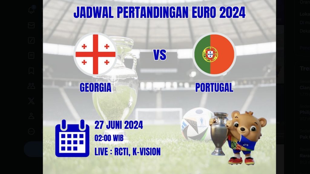 turunminum.id Eropa UEFA Prediksi Susunan Pemain Portugal vs Georgia: Euro 2024 Grup F Prediksi Susunan Pemain Portugal vs Georgia: Euro 2024 Grup F (foto: twitter)