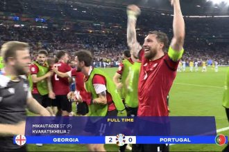 Georgia vs Portugal: Kemenangan 2-0 Georgia ke Babak 16 Besar Euro 2024 (foto: twitter)