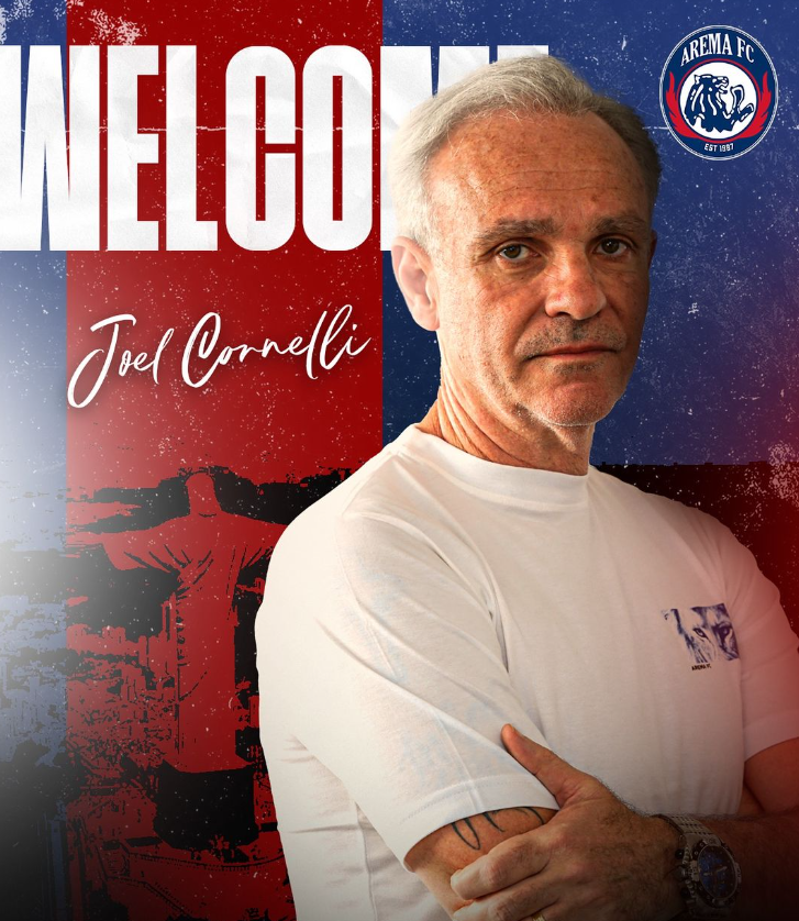 Pelatih Arema FC Joel Cornelli