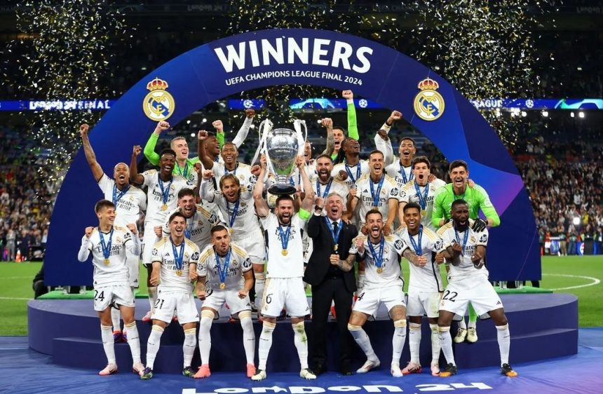 turunminum.id Real Madrid Resmi Jadi Juara Liga Champions 2023/2024 Berkat Gol Carvajal dan Vinicius Jr 