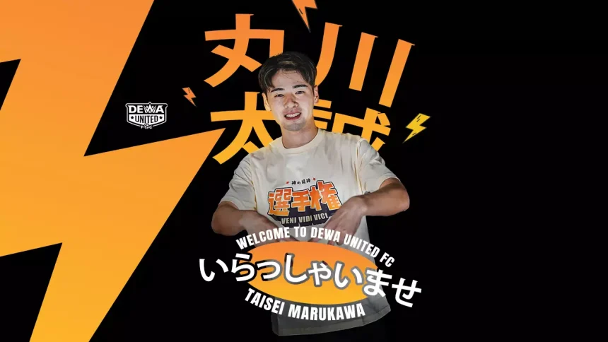 Pemain baru Dewa United asal Jepang, Taisei Marukawa bergabung untuk Liga 1 2024 (Foto: Dewa United)