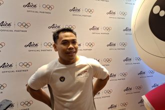 Atlet angkat besi Indonesia, Eko Yuli Irawan akan tampil di Olimpiade Paris 2024 (Foto: Turunminum.id/da Yerimon)