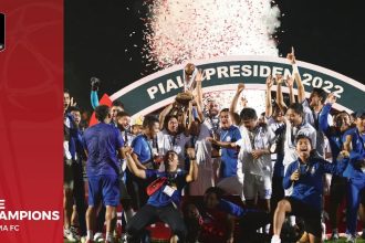 Arema FC saat juara Piala Presiden 2022 (Foto: Instagram/Piala Presiden 2022)