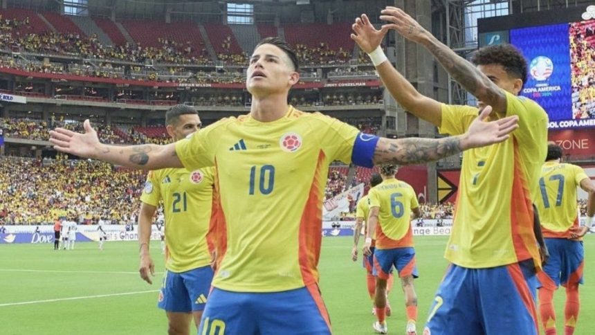 James Rodríguez dalam CONMEBOL Copa America 2024 (foto: instagram)