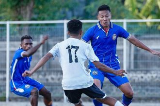 Arema FC saat uji coba untuk persiapan Piala Presiden 2024 (Foto: Instagram/Arema FC)